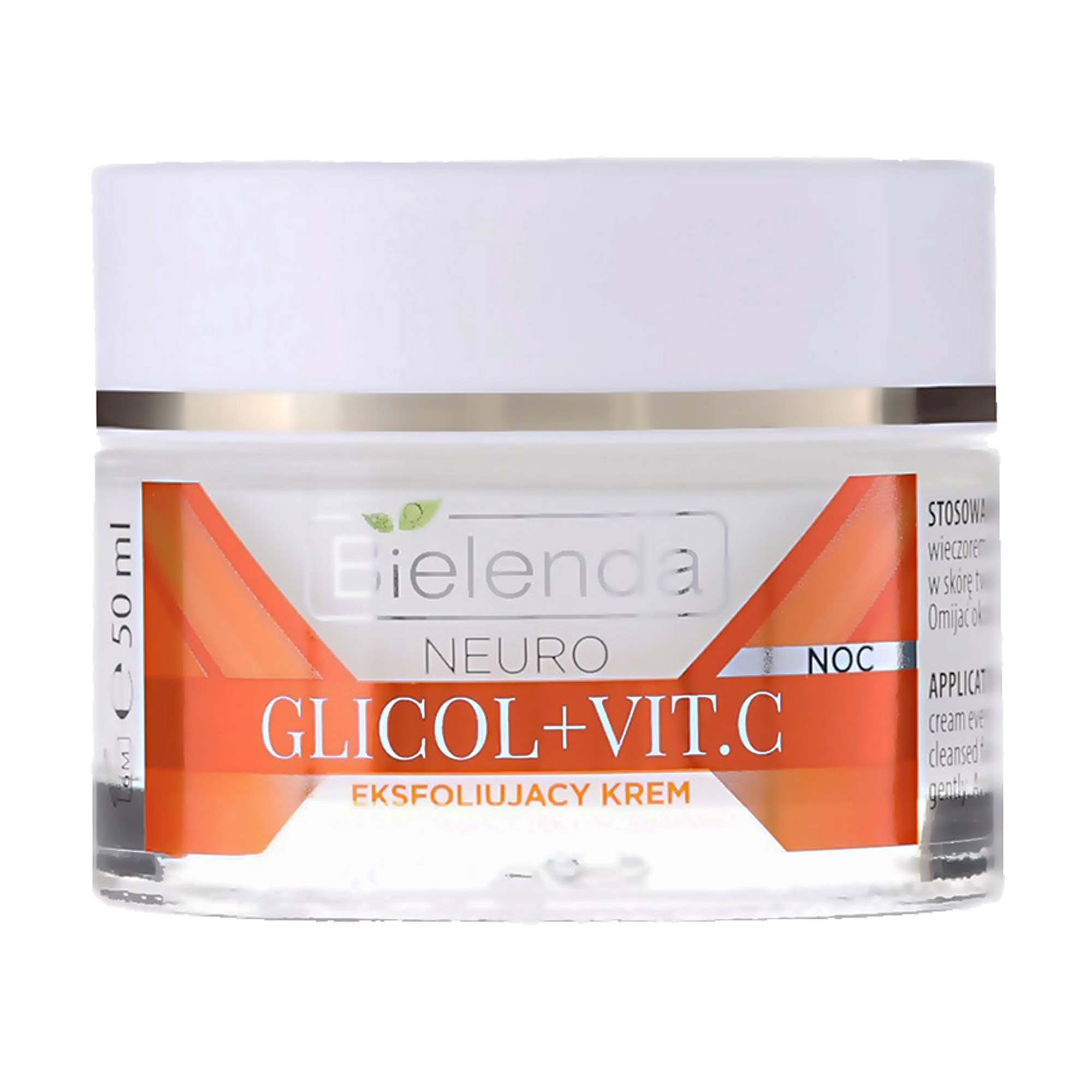Нічний крем-ексфоліант для обличчя Bielenda Neuro Glycol + Vit.C Night Cream, 50 мл